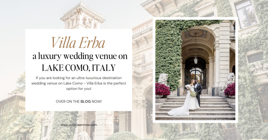 Want a luxury wedding on Lake Como - check out Villa Erba - the ultimate luxurious wedding venue in Italy