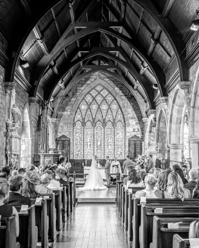 A church wedding ceremony