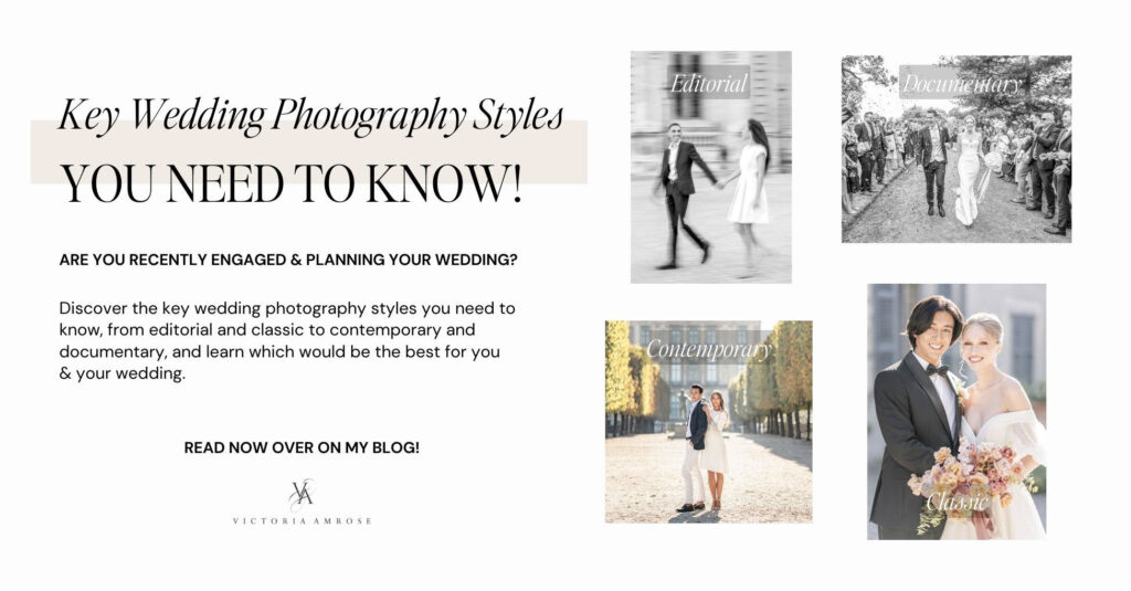 Key wedding photography styles you need to know