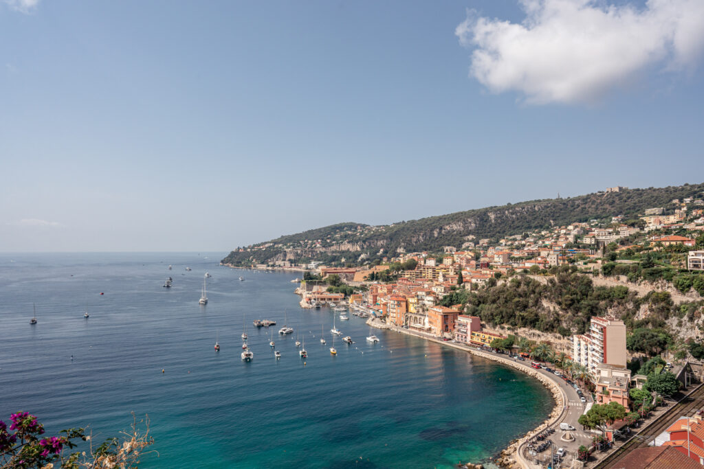 The coastal route at Nice on the South of France