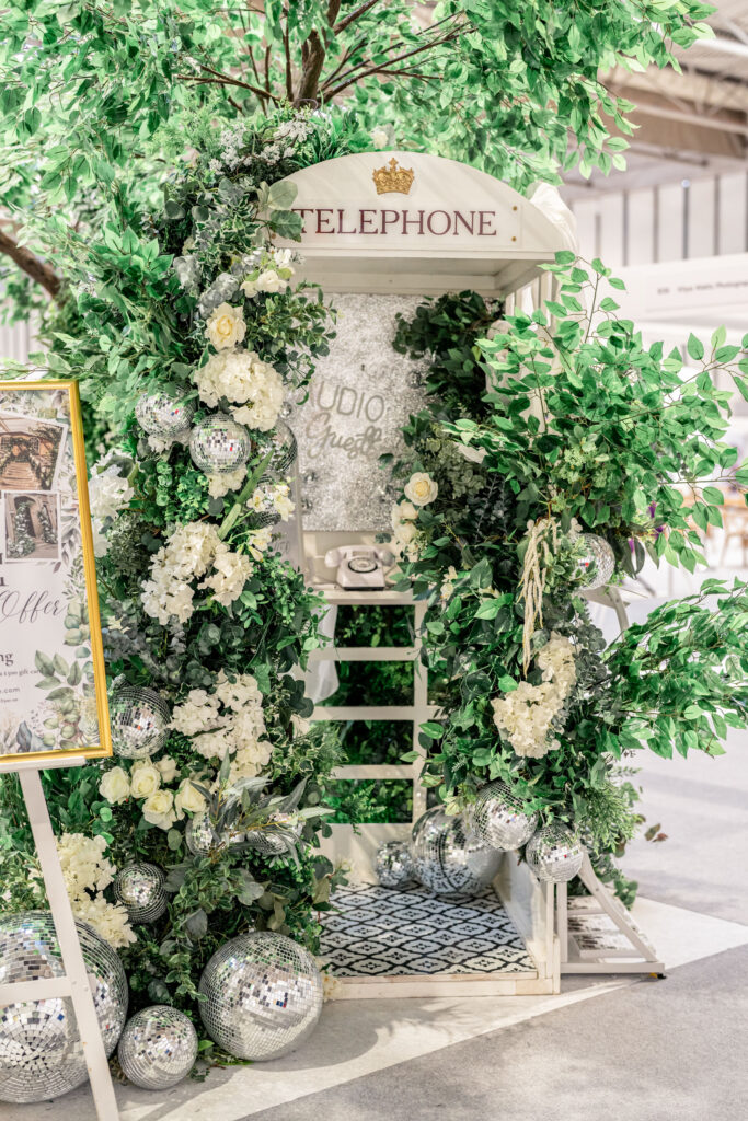 A wedding telephone guest box at the national wedding show