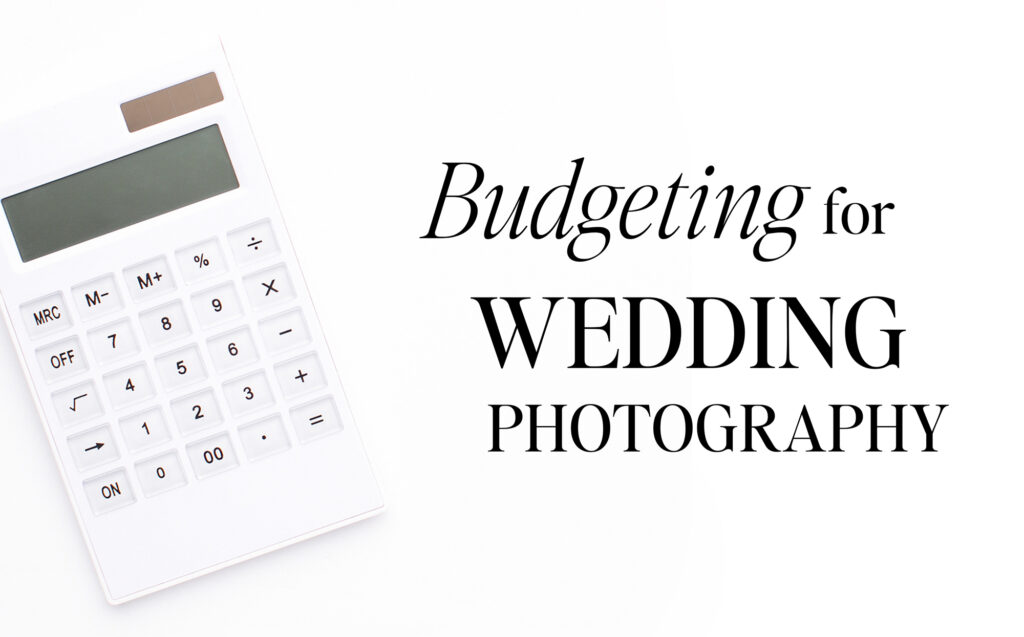 Photo of a calculator for budgeting for a photography package.