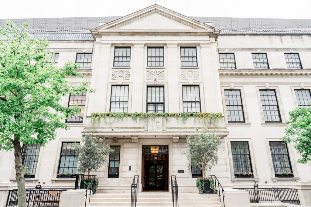 The front of the Town Hall Hotel wedding venue in London