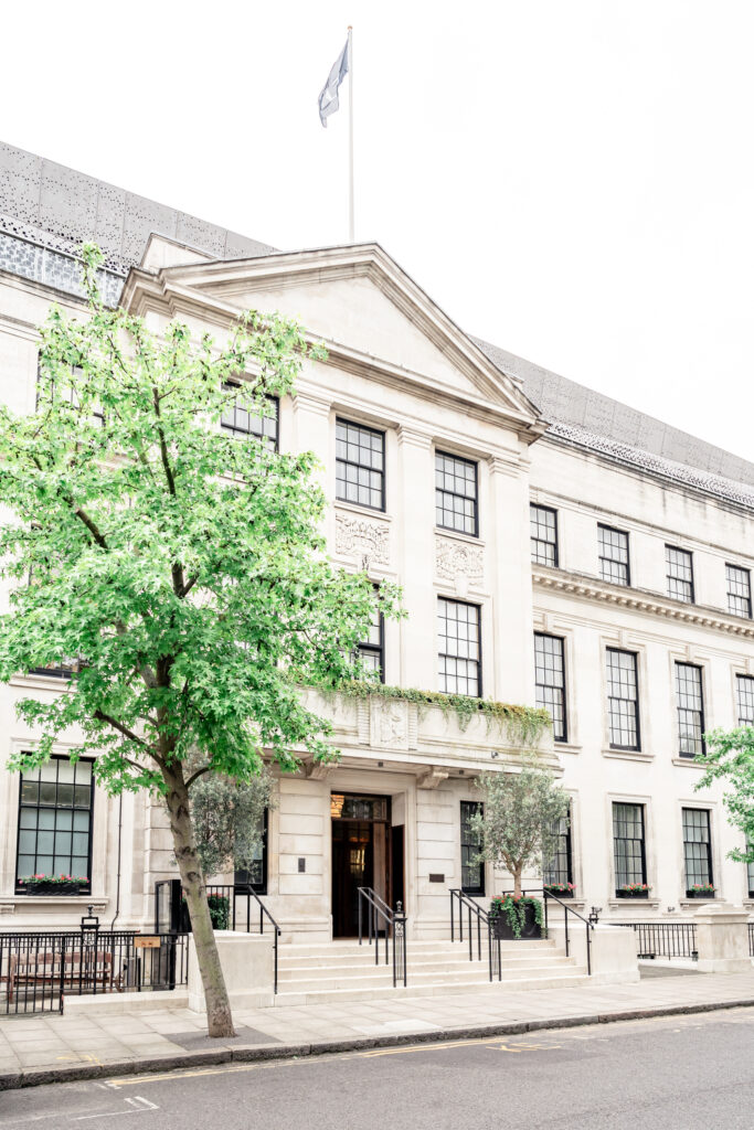 The front of the Town Hall Hotel wedding venue in London